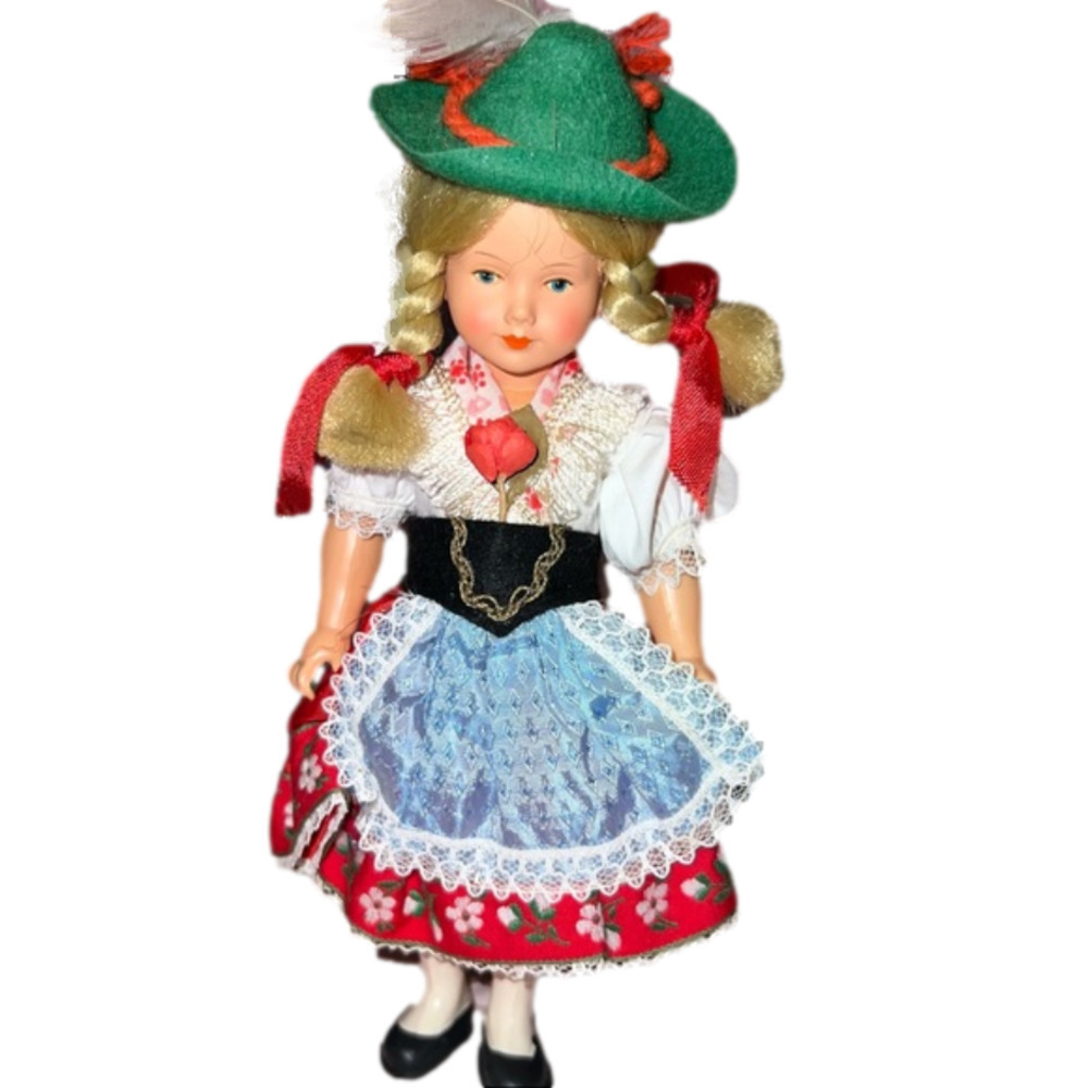 Original Schmider Collectible Doll “ Kathi” ( Bavarian) With Tags